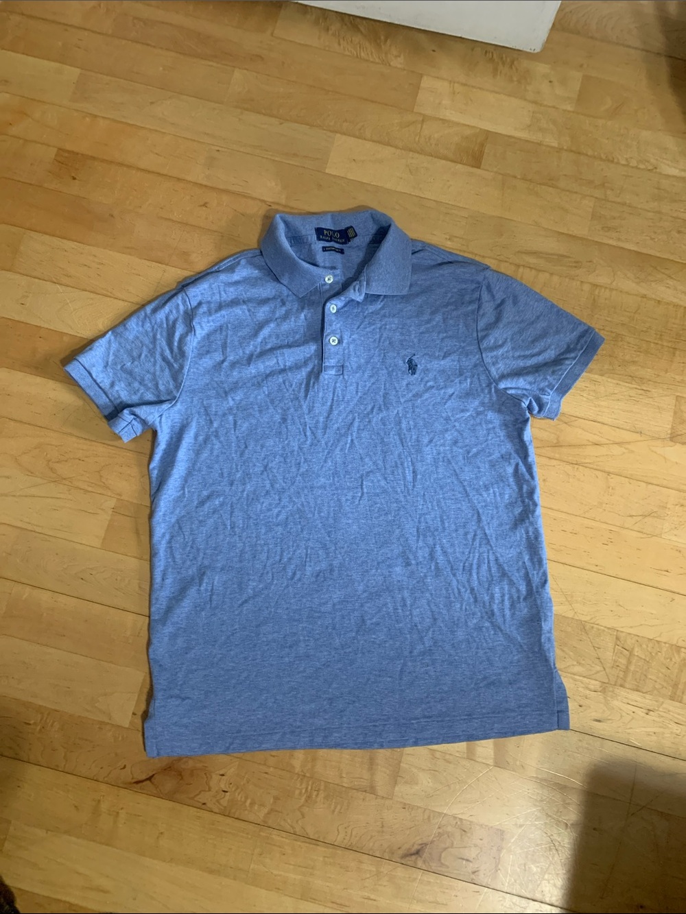 Ralph Lauren Light Blue Heather Polo Shirt